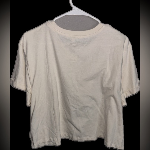 NWT love peace and lazy days cropped top with distressing in apricot antique XL! - Picture 7 of 16